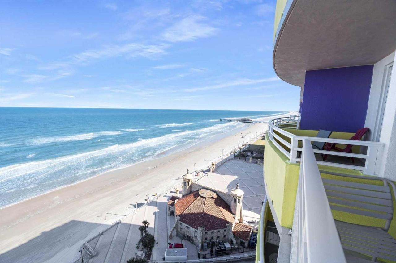 Luxury 16Th Floor 1 Bedroom Condo Direct Oceanfront Wyndham Ocean Walk Resort Daytona Beach | 1608 Ngoại thất bức ảnh