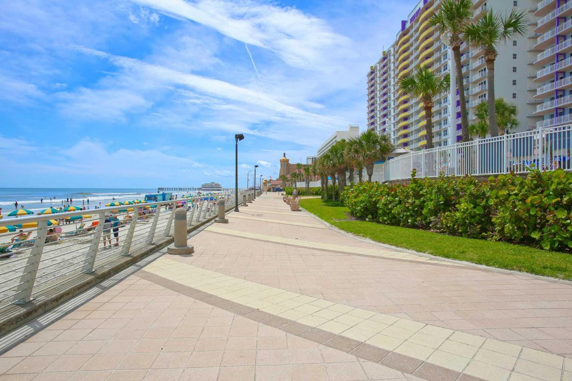 Luxury 16Th Floor 1 Bedroom Condo Direct Oceanfront Wyndham Ocean Walk Resort Daytona Beach | 1608 Ngoại thất bức ảnh